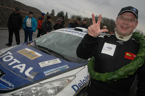 Christian Jensen vandt for tredje gang Designa Rally GP i Kongensbro.